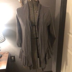 The Limited ruffle cardigan